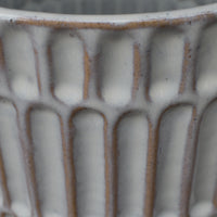 Saloma Ceramic Planter with Saucer for Live Plants Garden Decor