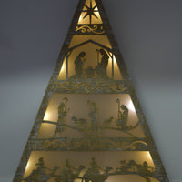 Light-Up Nativity Decor