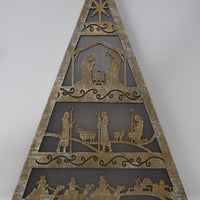 Light-Up Nativity Decor