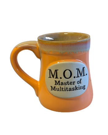Ceramic Mug with a White Interior and Message