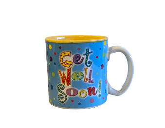 Ceramic Mug with a White Interior and Message