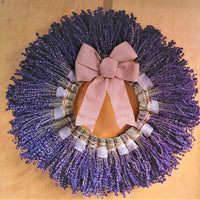 Handmade All-Natural Lavender Wreath -26" Size