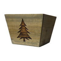 Rustic Style Plantar with Tree