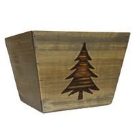 Rustic Style Plantar with Tree