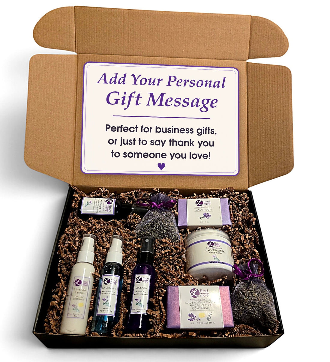 Lavender Spa Gift Box – 9-Piece Self-Care Set from Sequim, WA