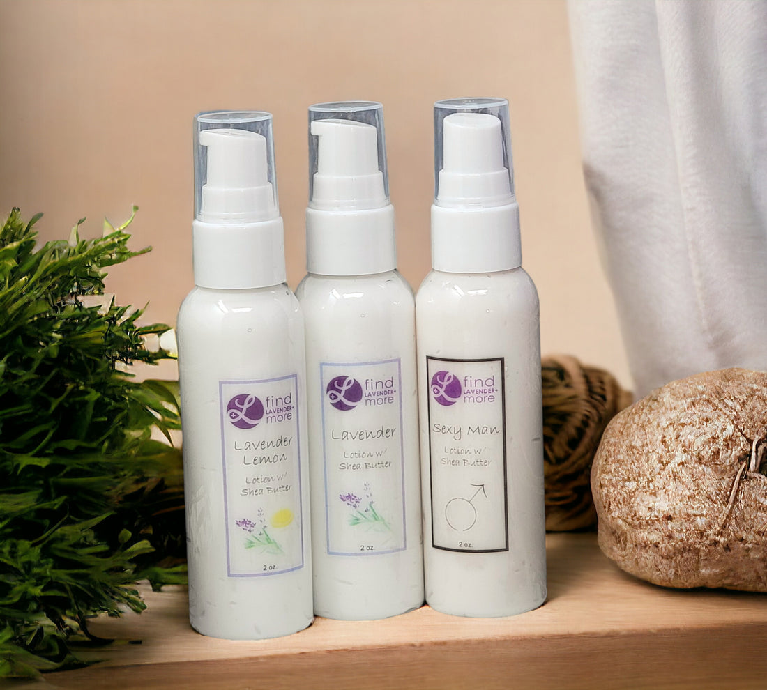 Lavender Shea Butter Lotion Natural Moisturizer Skincare