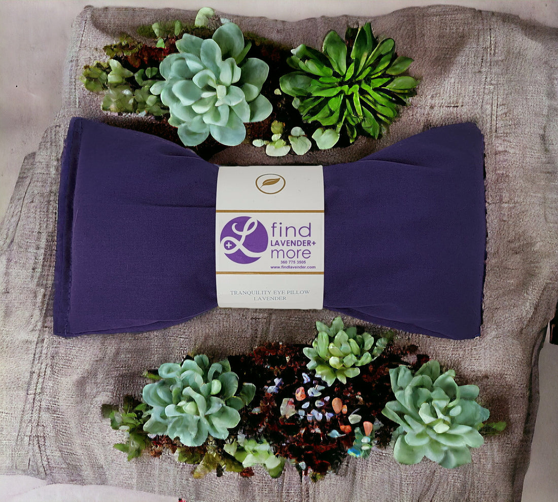 Lavender Eye Pillow Hot Cold Therapy Spa Yoga Relaxation