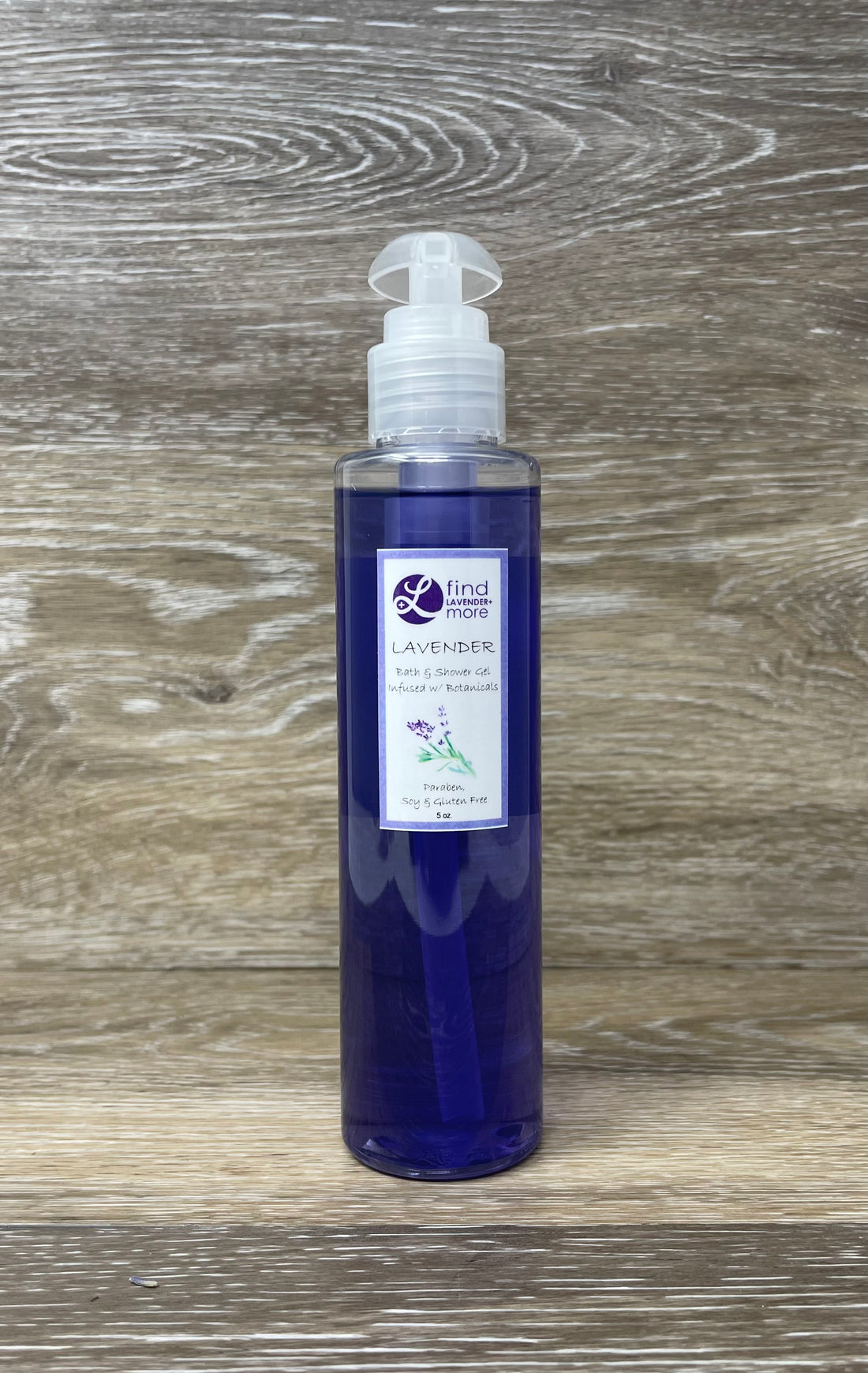 Lavender Bath Shower Gel 5oz Natural Relaxing Body Wash
