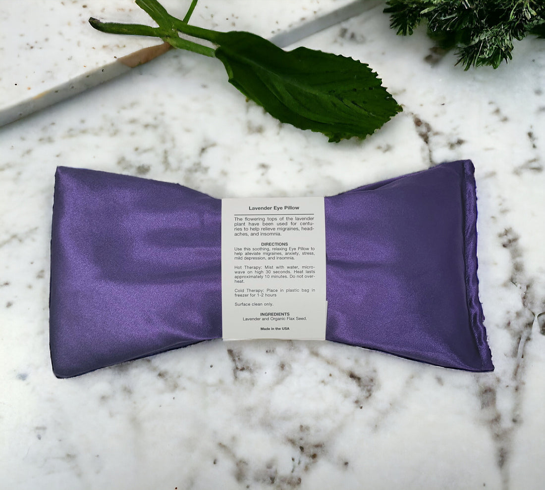 Lavender Eye Pillow Hot Cold Therapy Spa Yoga Relaxation