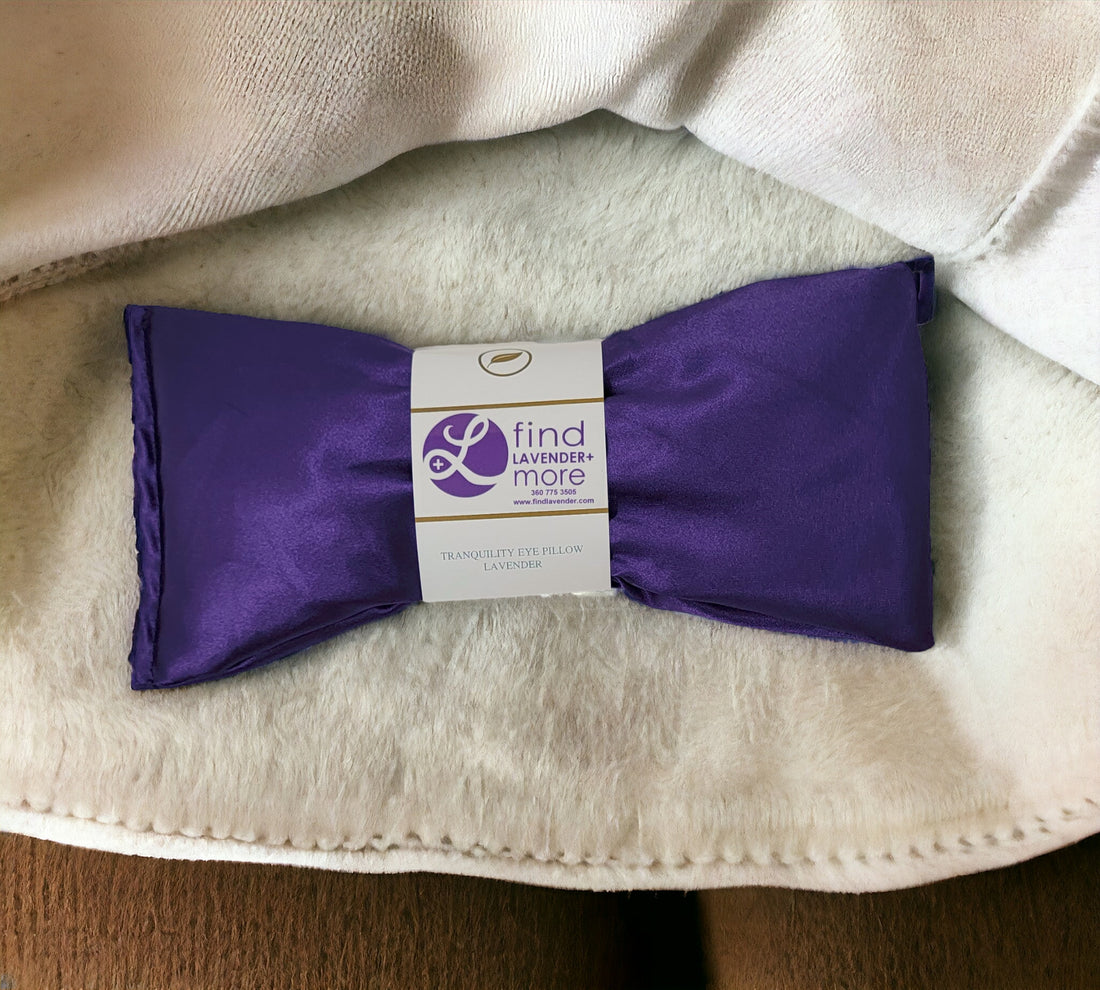 Lavender Eye Pillow Hot Cold Therapy Spa Yoga Relaxation