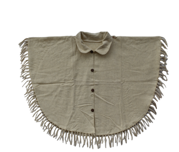 Woolen Fleece Poncho