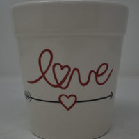 Love Ceramic Planter