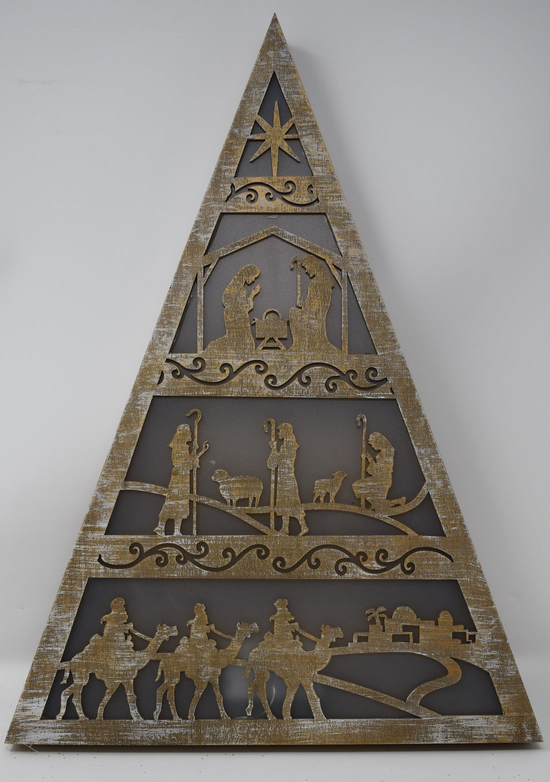 Light-Up Nativity Decor