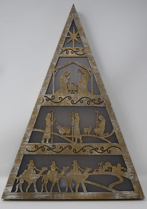 Light-Up Nativity Decor
