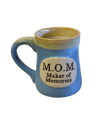 Ceramic Mug with a White Interior and Message