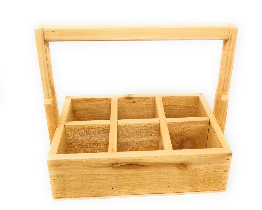 Wooden Basket - Perfect to give as gift and garden decor - Findlavender