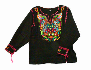 Long Sleeve Traditional Hispanic Shirt