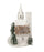 Lighted Church with Steeple and Trees