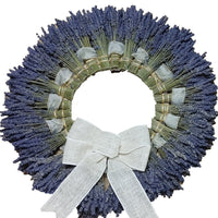 Handmade All-Natural Lavender Wreath -26" Size